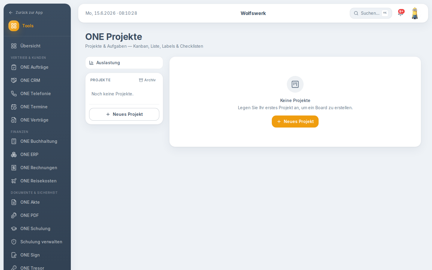 Löschen in projektmanagement